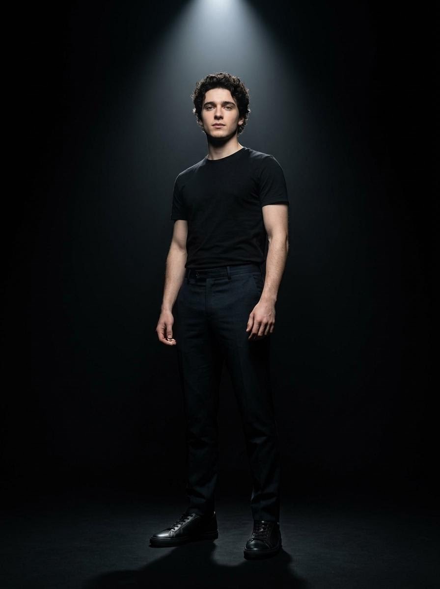 Single Light Cinematic Portrait