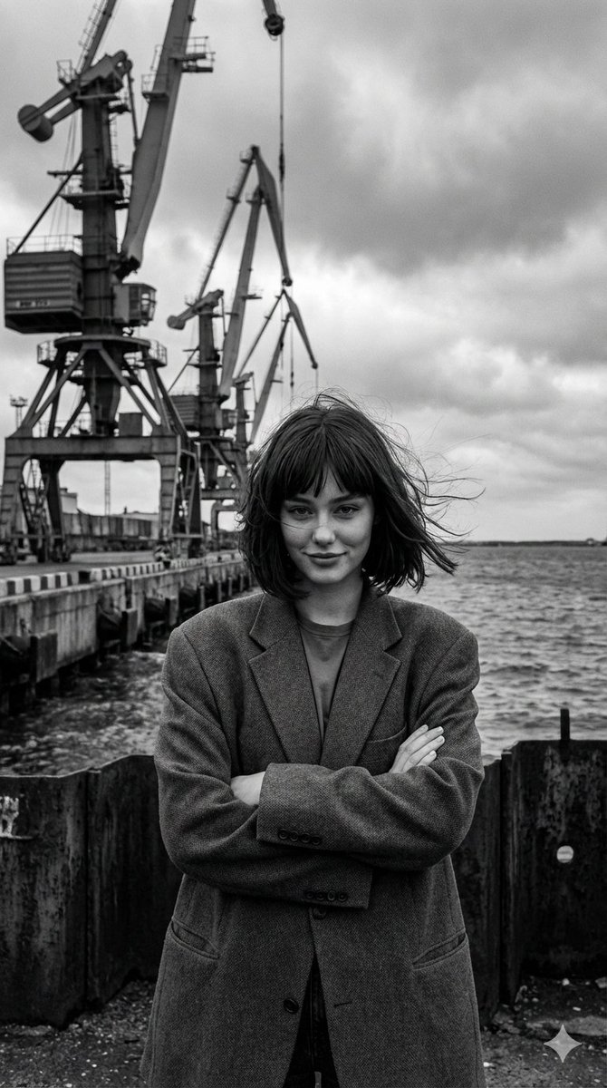 Industrial Port Fashion Portrait