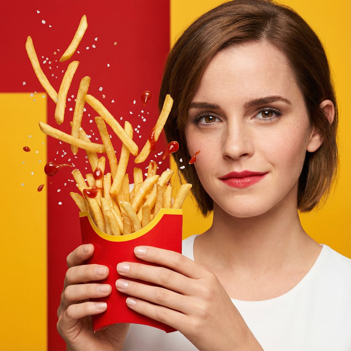 Crispy Fries Ad Visual
