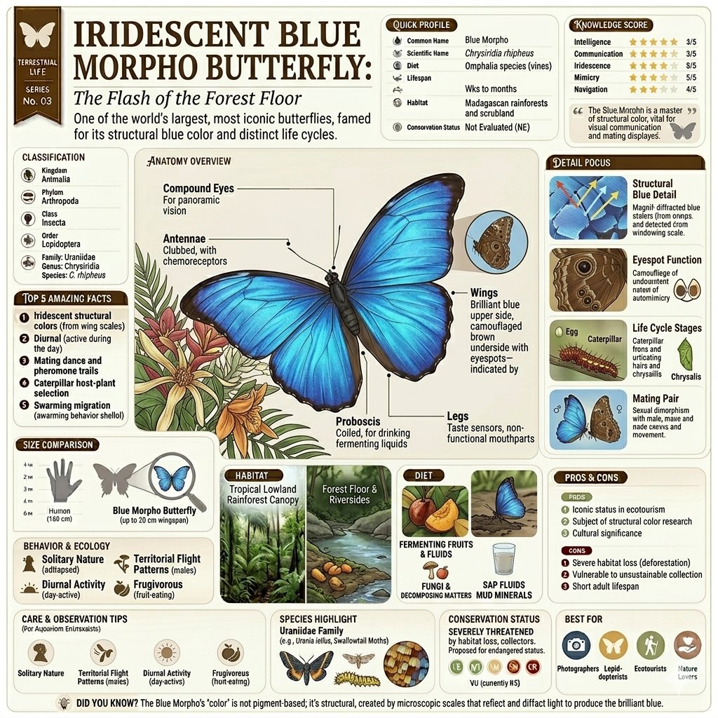 Orchid Mantis Vintage Field Guide Infographic