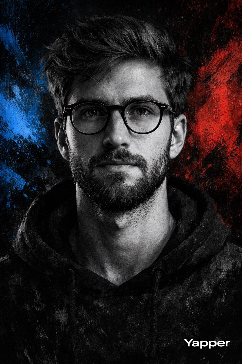 Determined Youth High Contrast Portrait