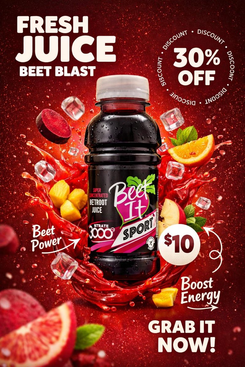 Fresh Juice Promo Poster