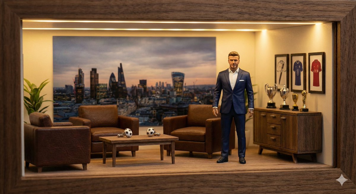 Celebrity Miniature Diorama Scene