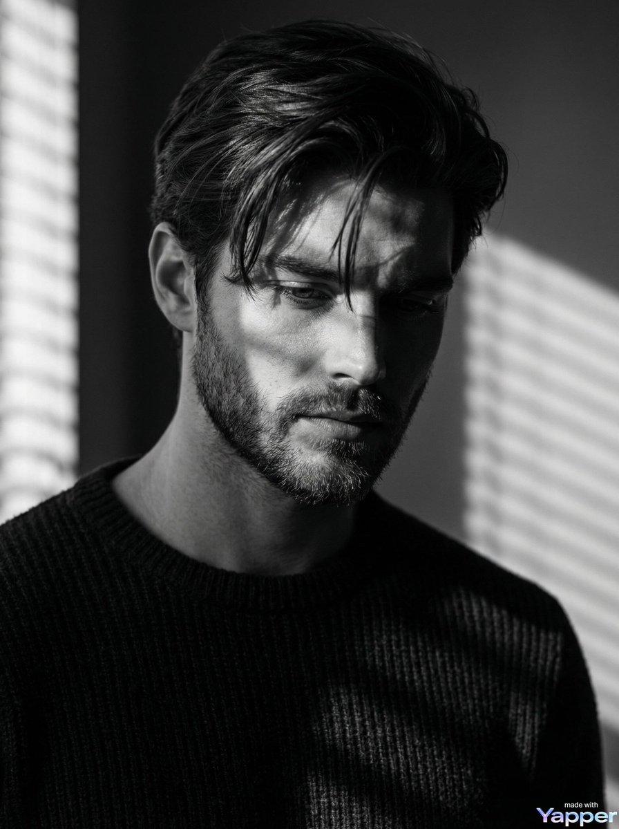 Cinematic Black And White Portrait