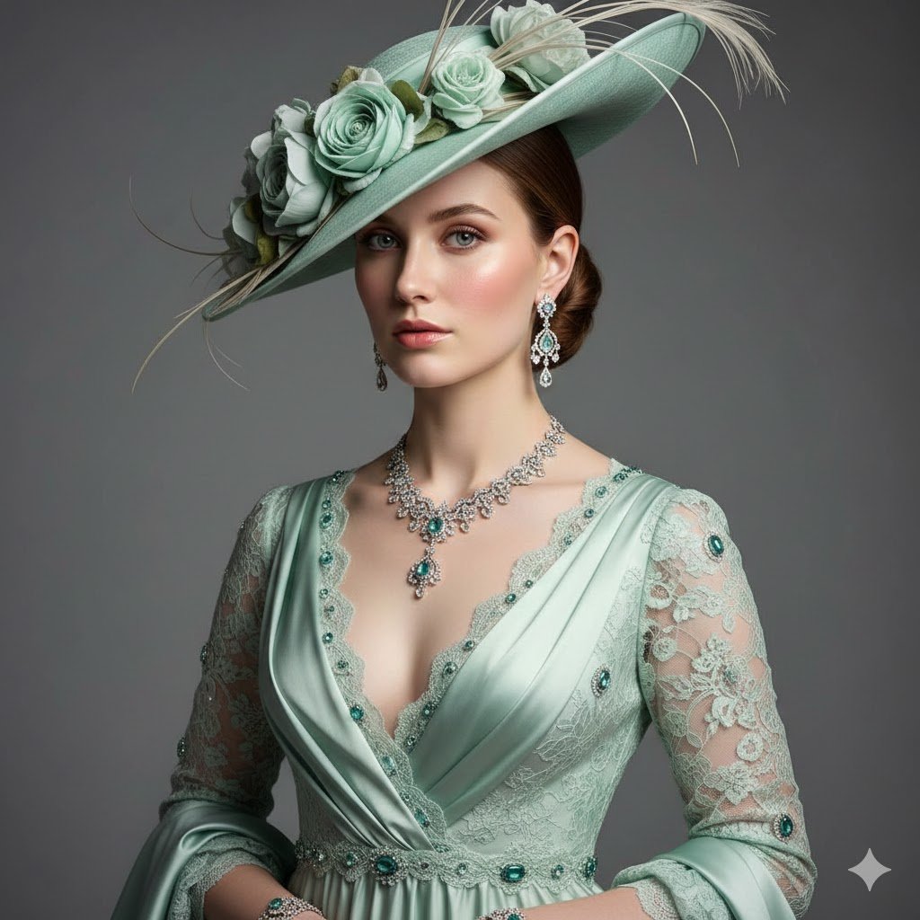 Victorian Aristocratic Fashion Portrait