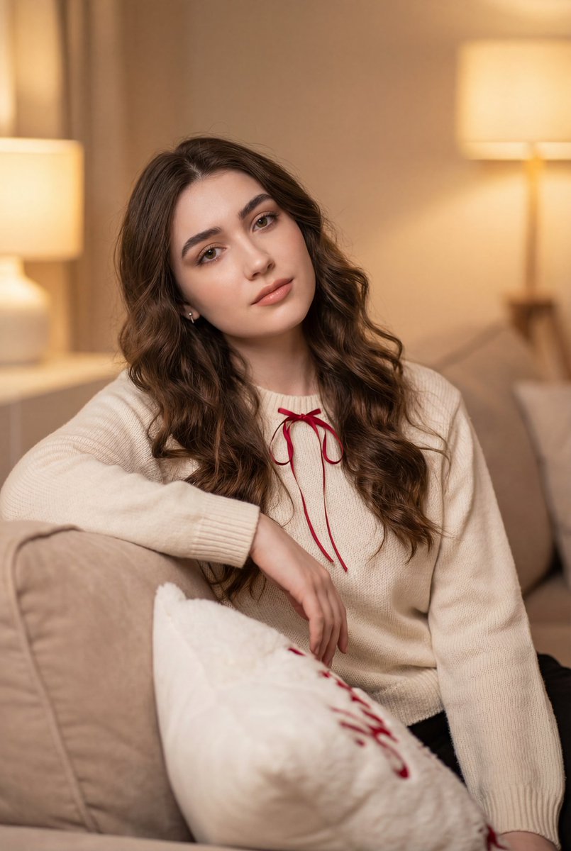 Cozy Knit Portrait