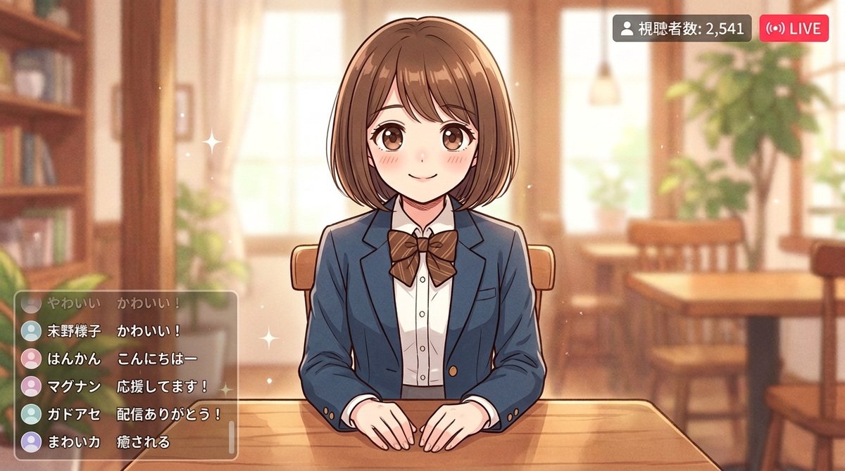 Cute Anime Girl Streaming