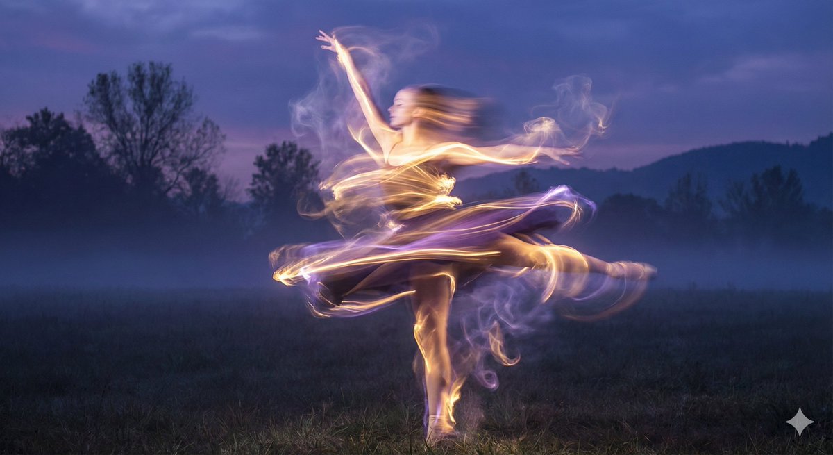Flowing Light Figure