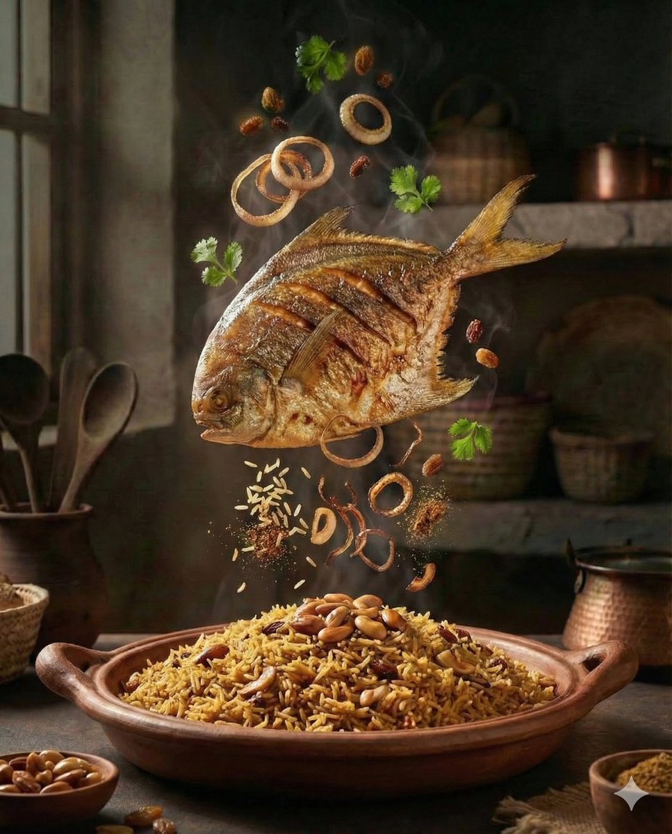 Cinematic Floating Feast in Rustic Kitchen