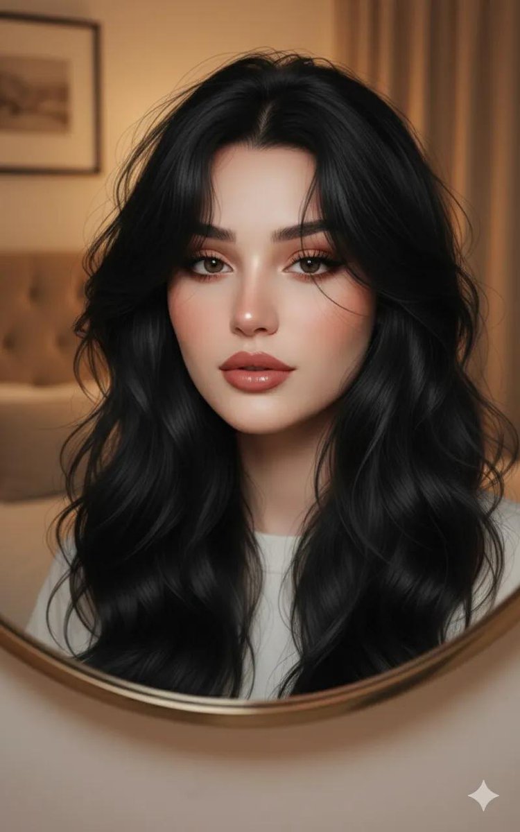 Mirror Portrait Ethereal Beauty