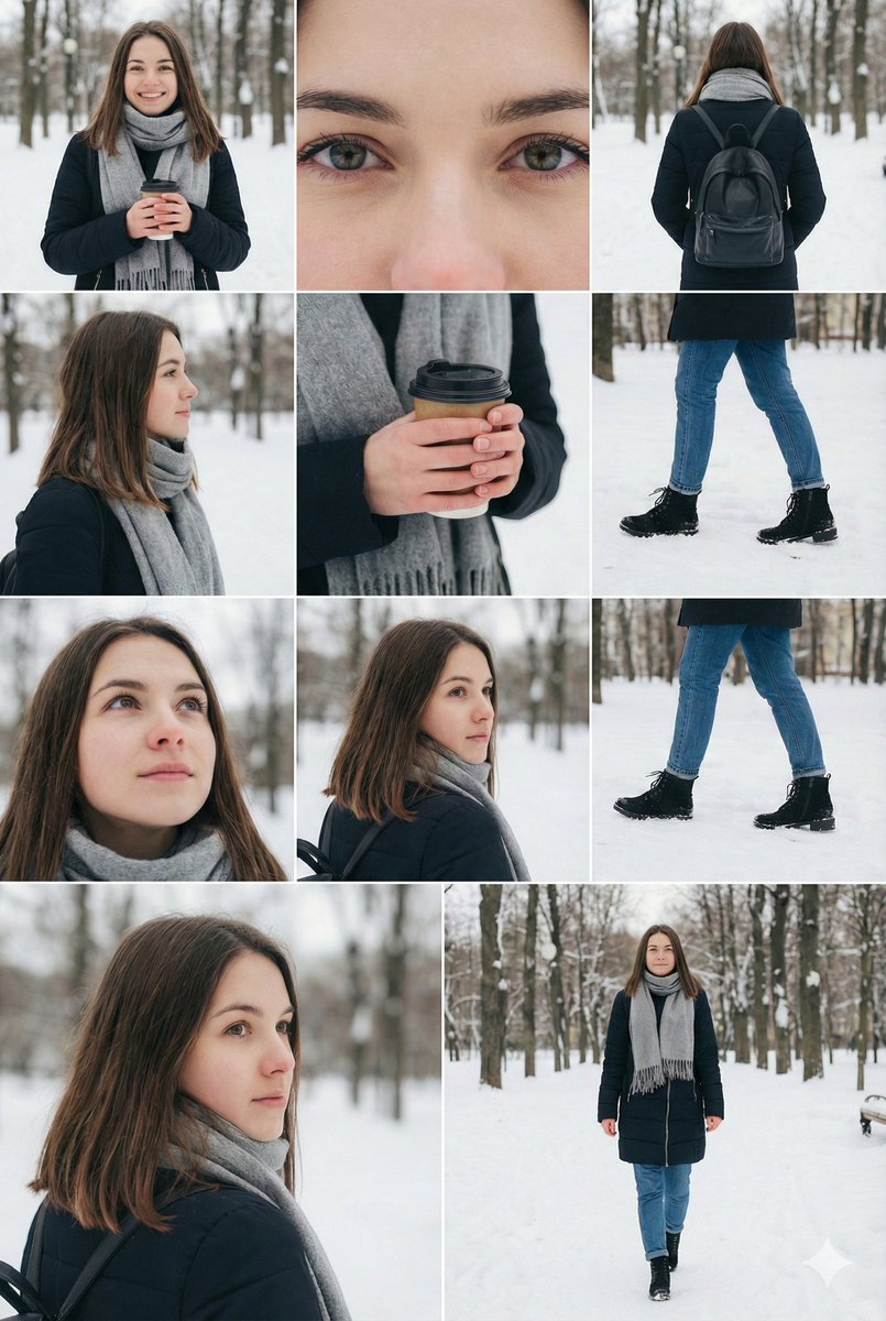 Cinematic Winter Fashion Portrait