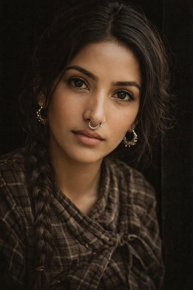 Serene Braid Portrait
