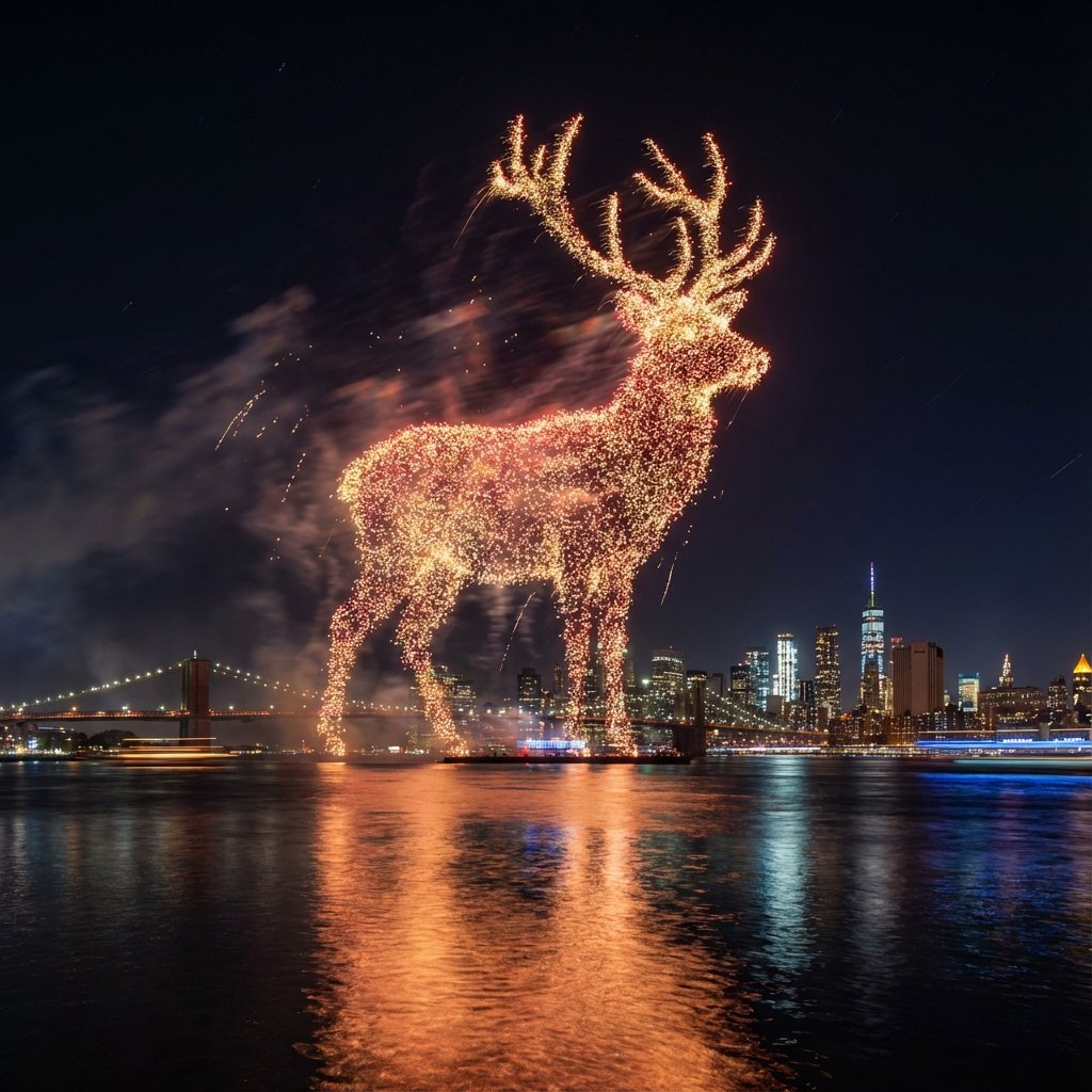 Santa Fireworks Spectacle