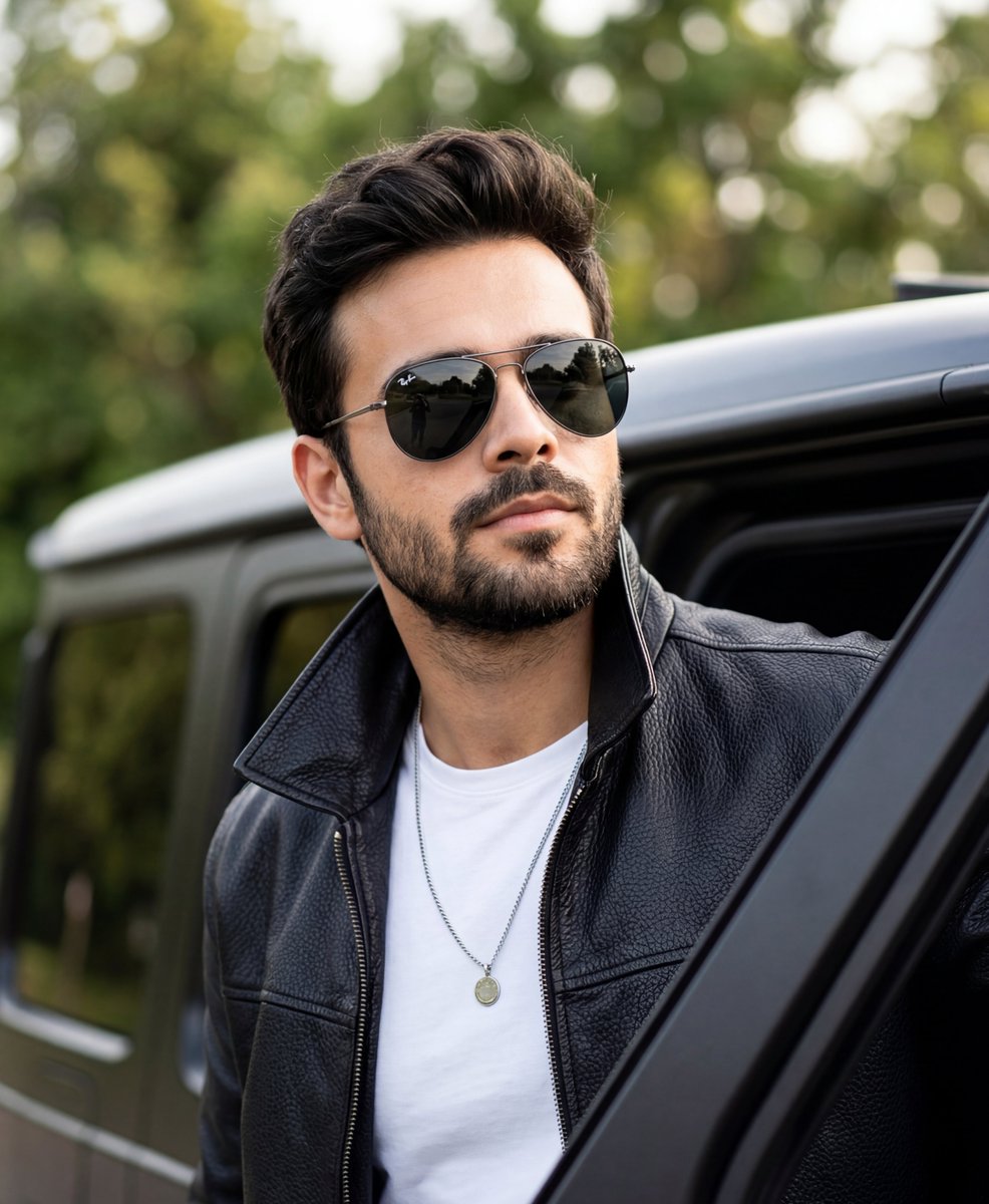 Cinematic Portrait of Stylish Man
