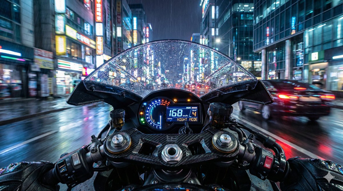Neon Night Ride POV