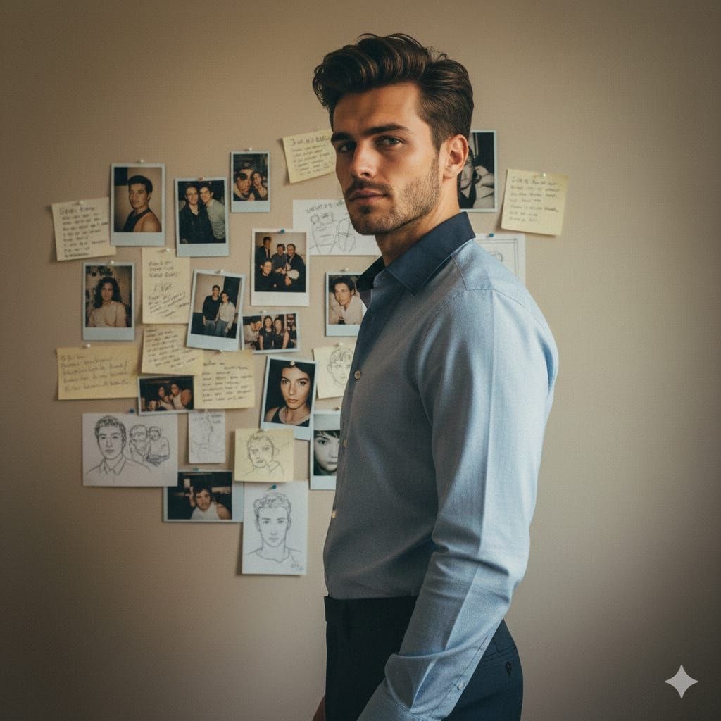 Cinematic Flash Portrait Editorial