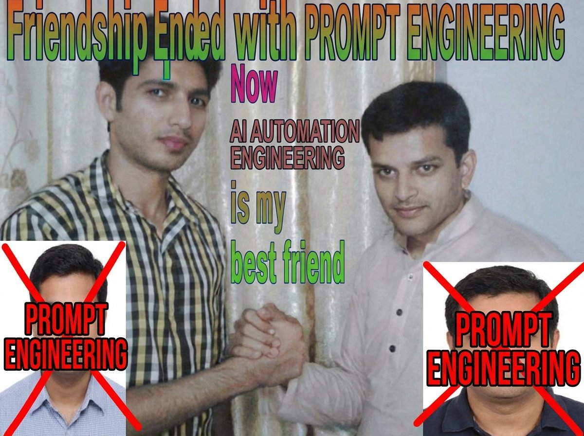 Friendship Ended With Prompt Engineering