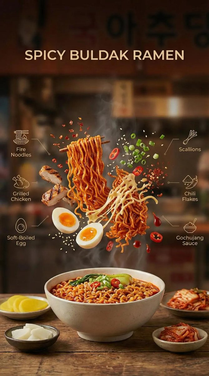 Spicy Buldak Ramen Shot