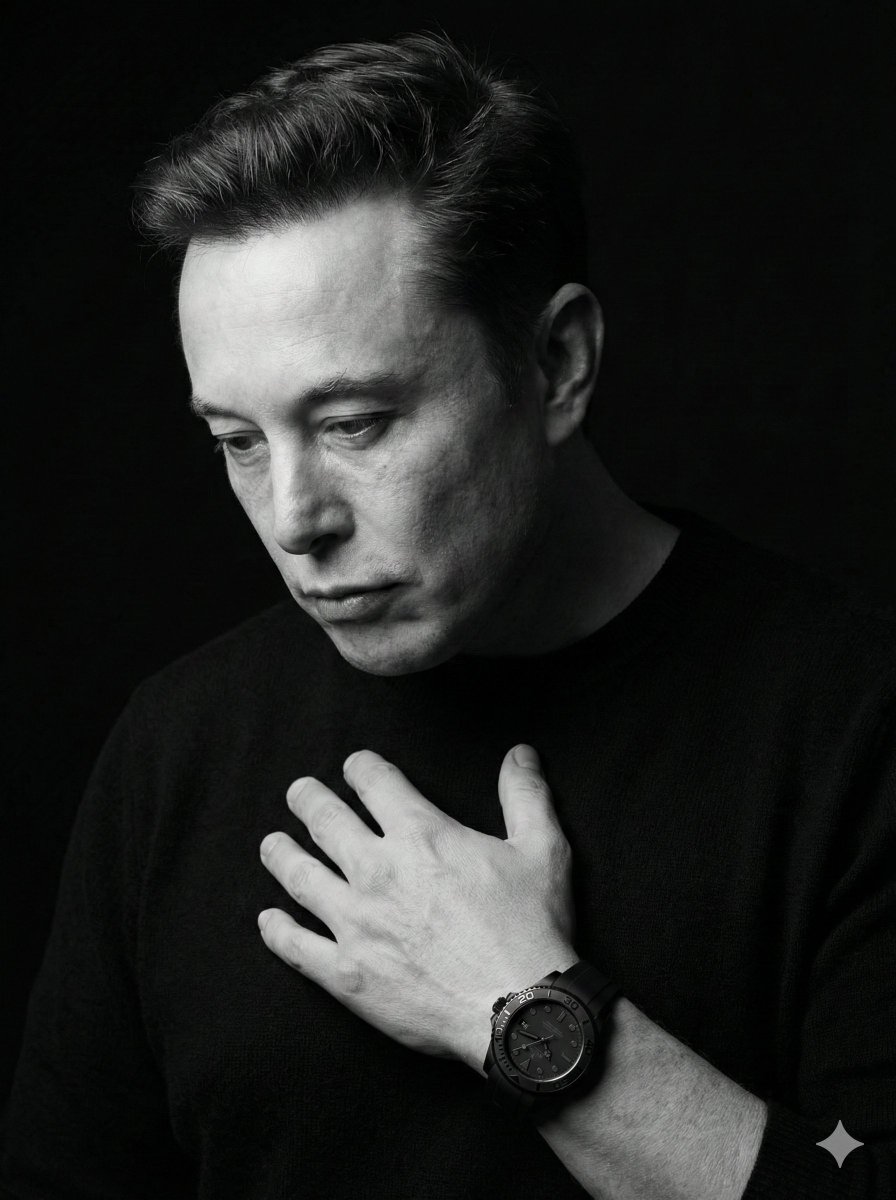 Dramatic Young Man Portrait