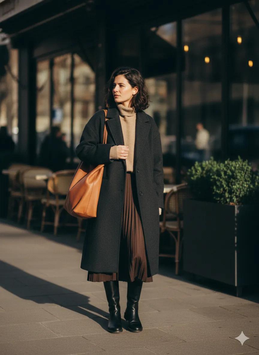 Milan Street Fashion Candid Editorial Portrait