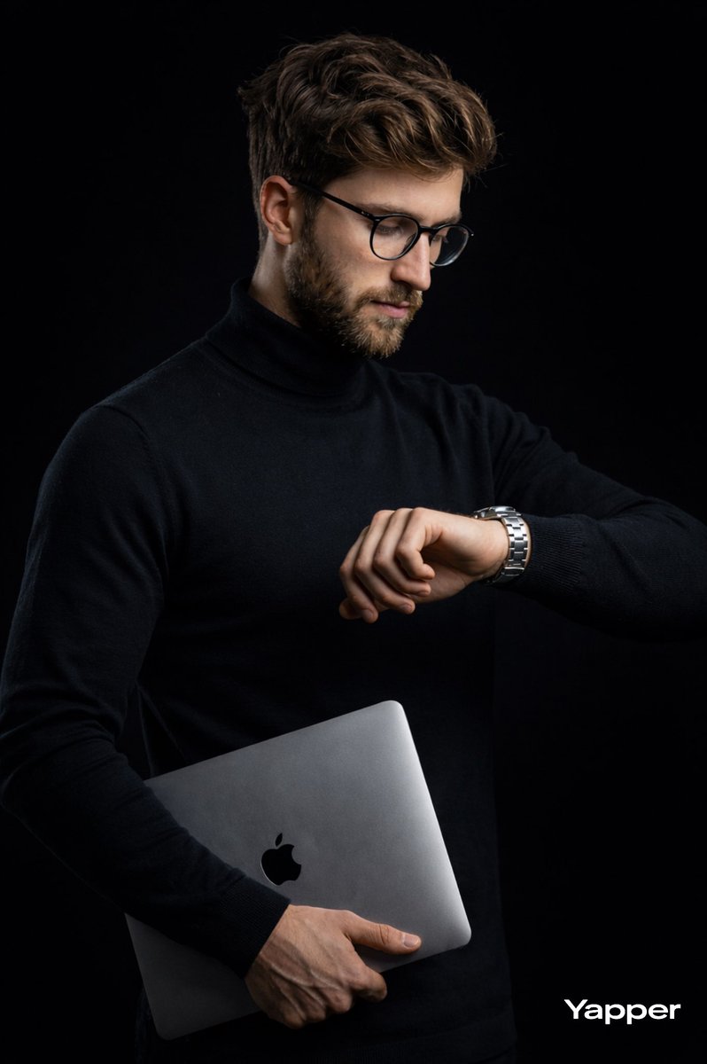 Cinematic Studio Portrait Stylish Man
