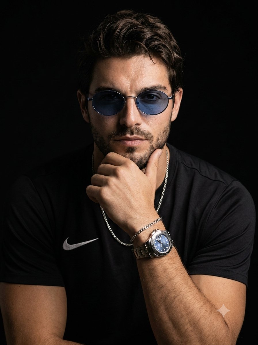 Dramatic Male Fashion Portrait