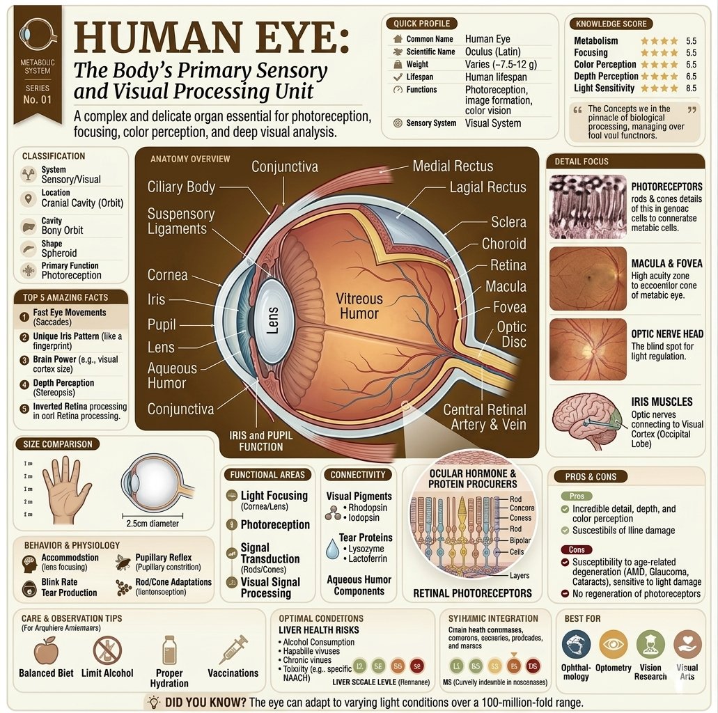 Human Eye And Ear Sensory Infographics