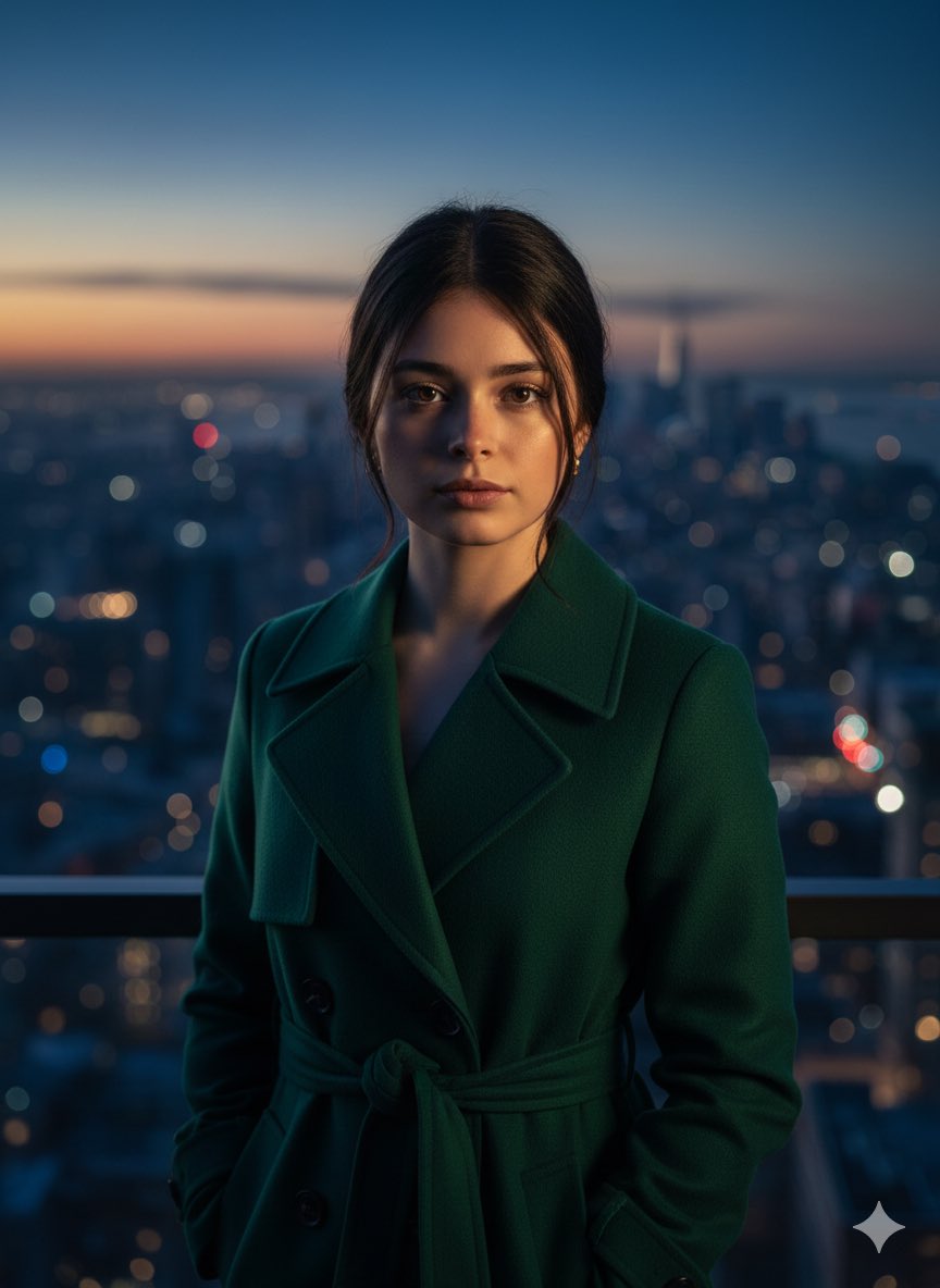 Cinematic Skyline Portrait