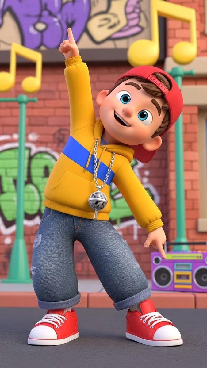 3D Hip-Hop Boy Character