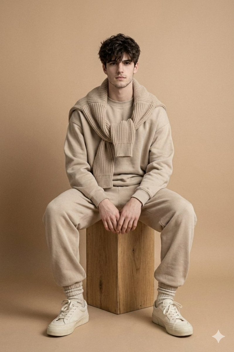 Minimalist Beige Fashion Editorial