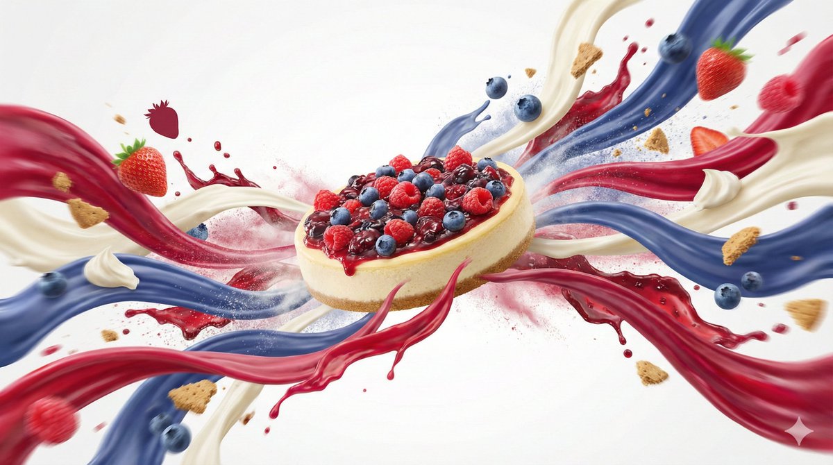 Dynamic Flavor Wave Food Photography