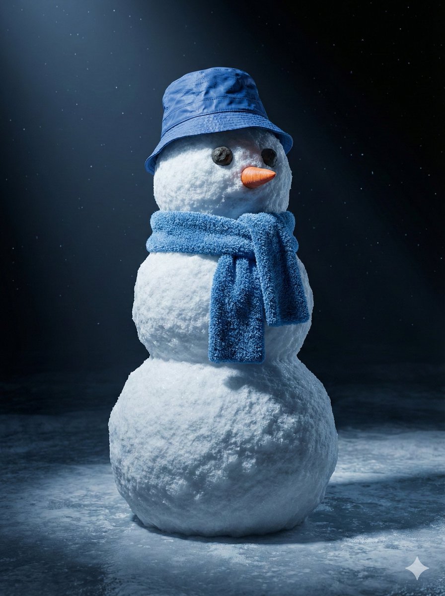 Starry Night Snowman