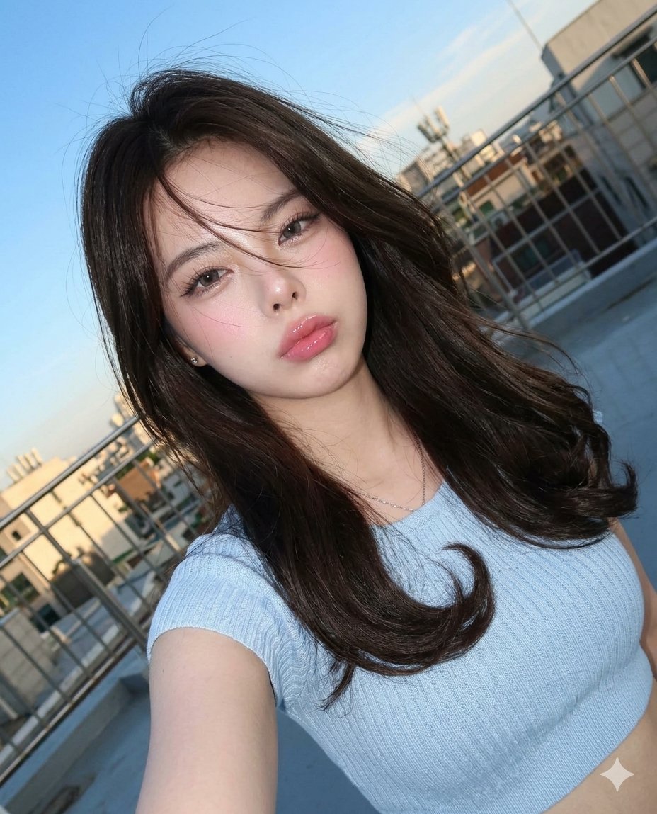 Rooftop Selfie Rosy Dewy Glass Skin