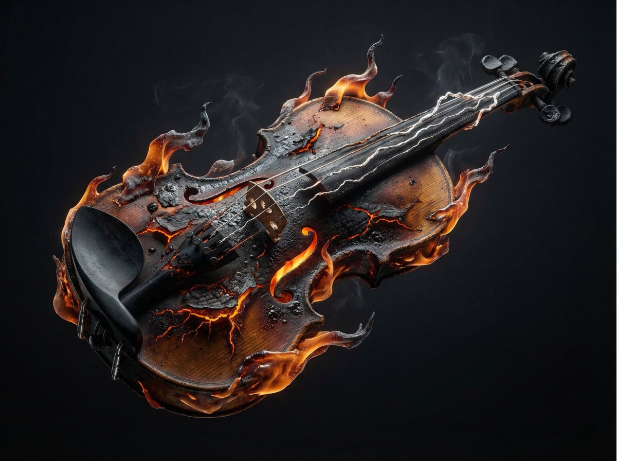 Frozen Combustion: Destruction as Art