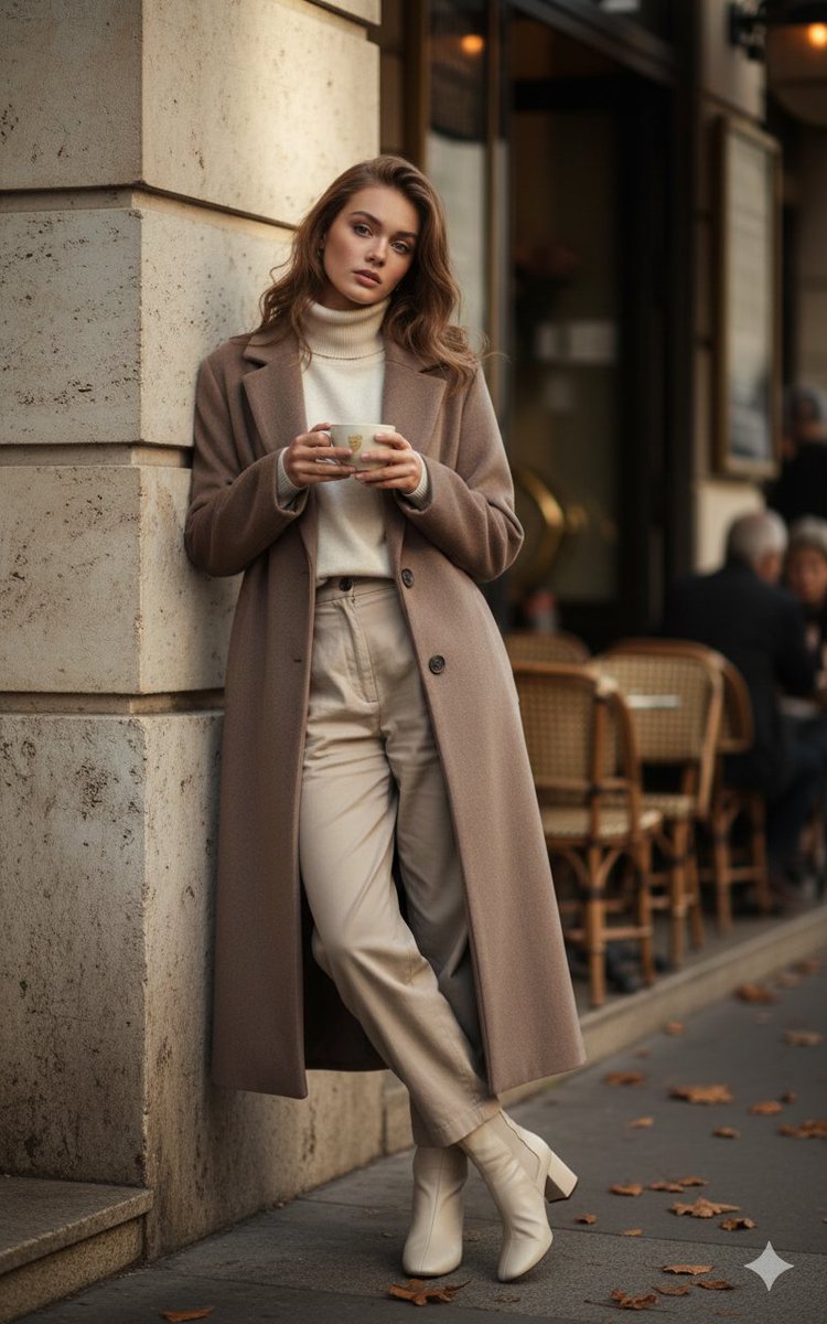 Cozy Autumn Café Moment