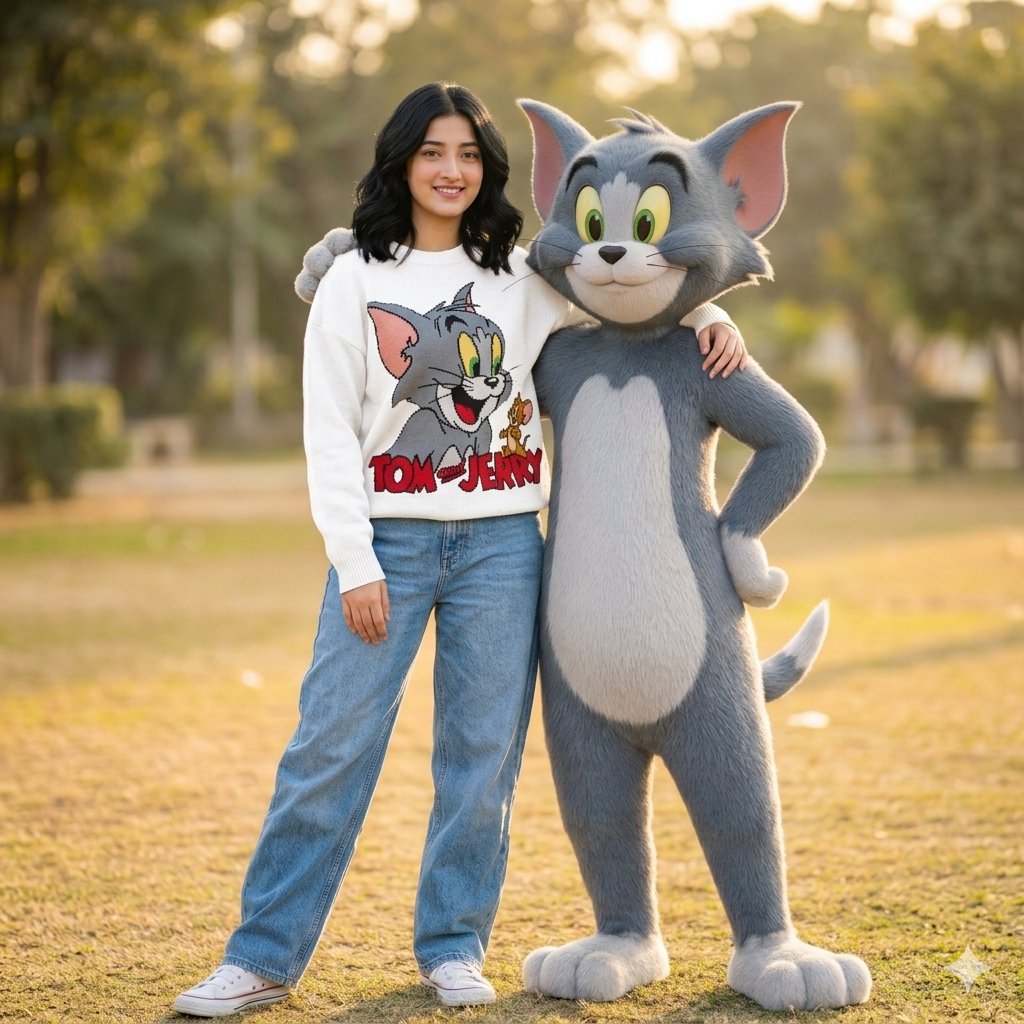 Tom Cat Meets Fashion Girl
