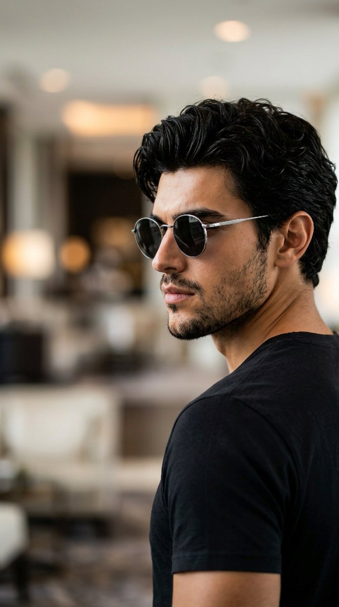 Ultra Realistic Cinematic Dark Male Portrait