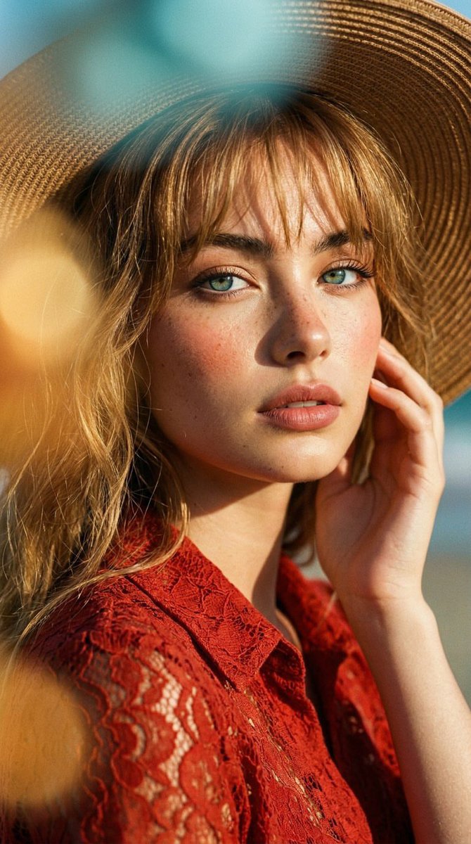 Golden Hour Beach Portrait