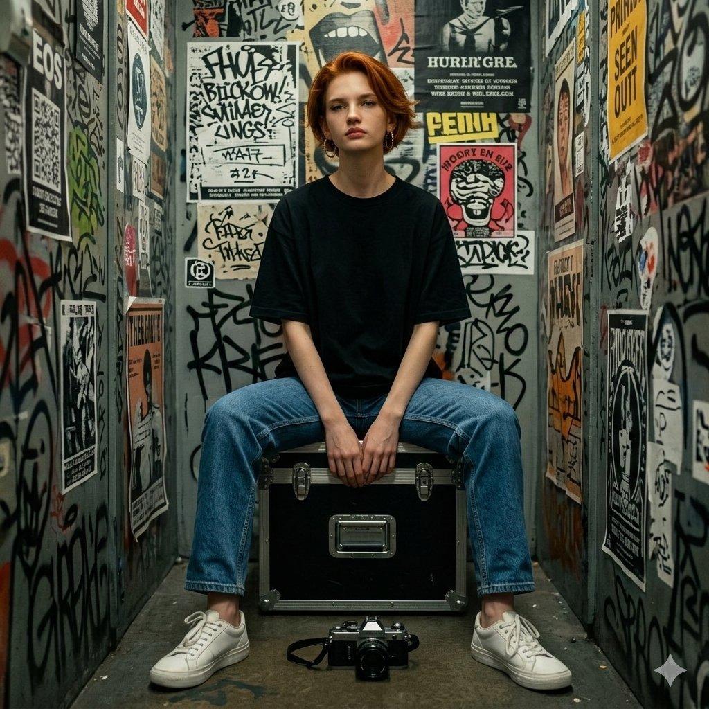 Graffiti Room Portrait