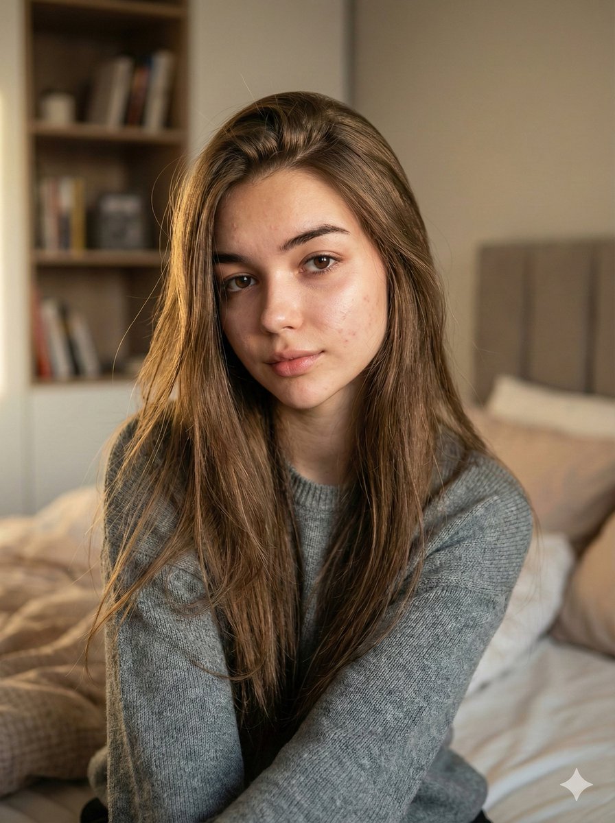 Natural Window Light Portrait