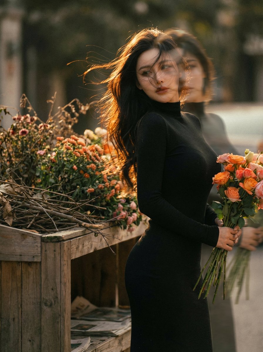 Cinematic Double Exposure Portrait