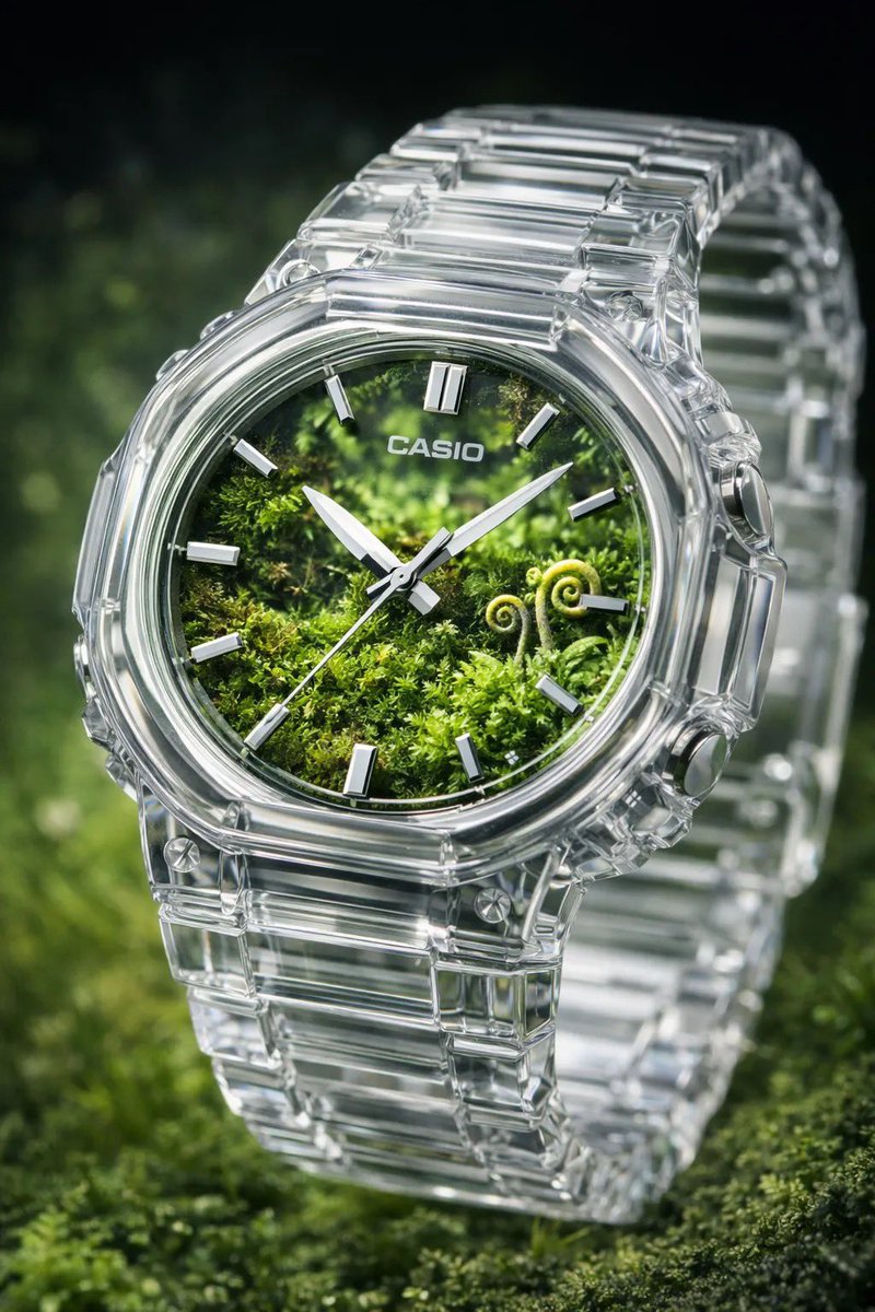 Crystal Terrarium Watch