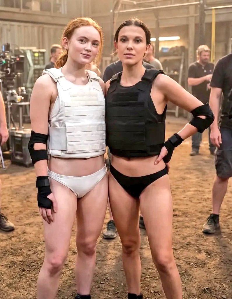 Female Action Stars Industrial Film Set