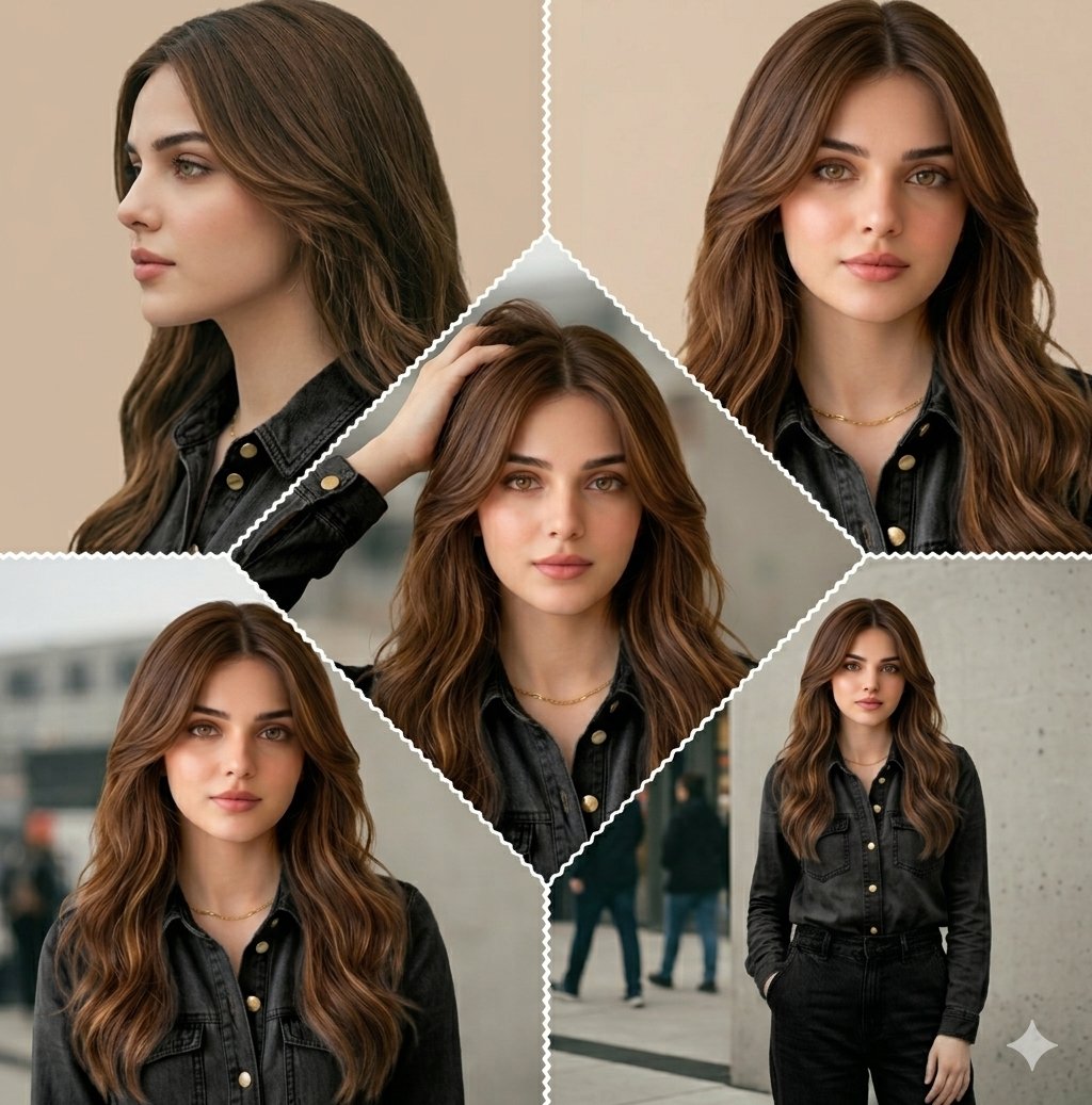 Cinematic Portrait Collage Art