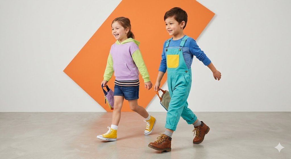 Kids Fashion Editorial Studio Shoot