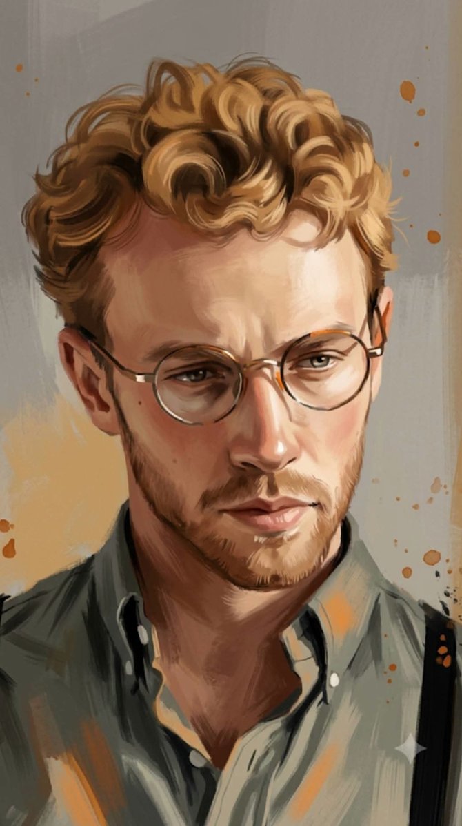 Expressive Hand-Painted Digital Illustration Art