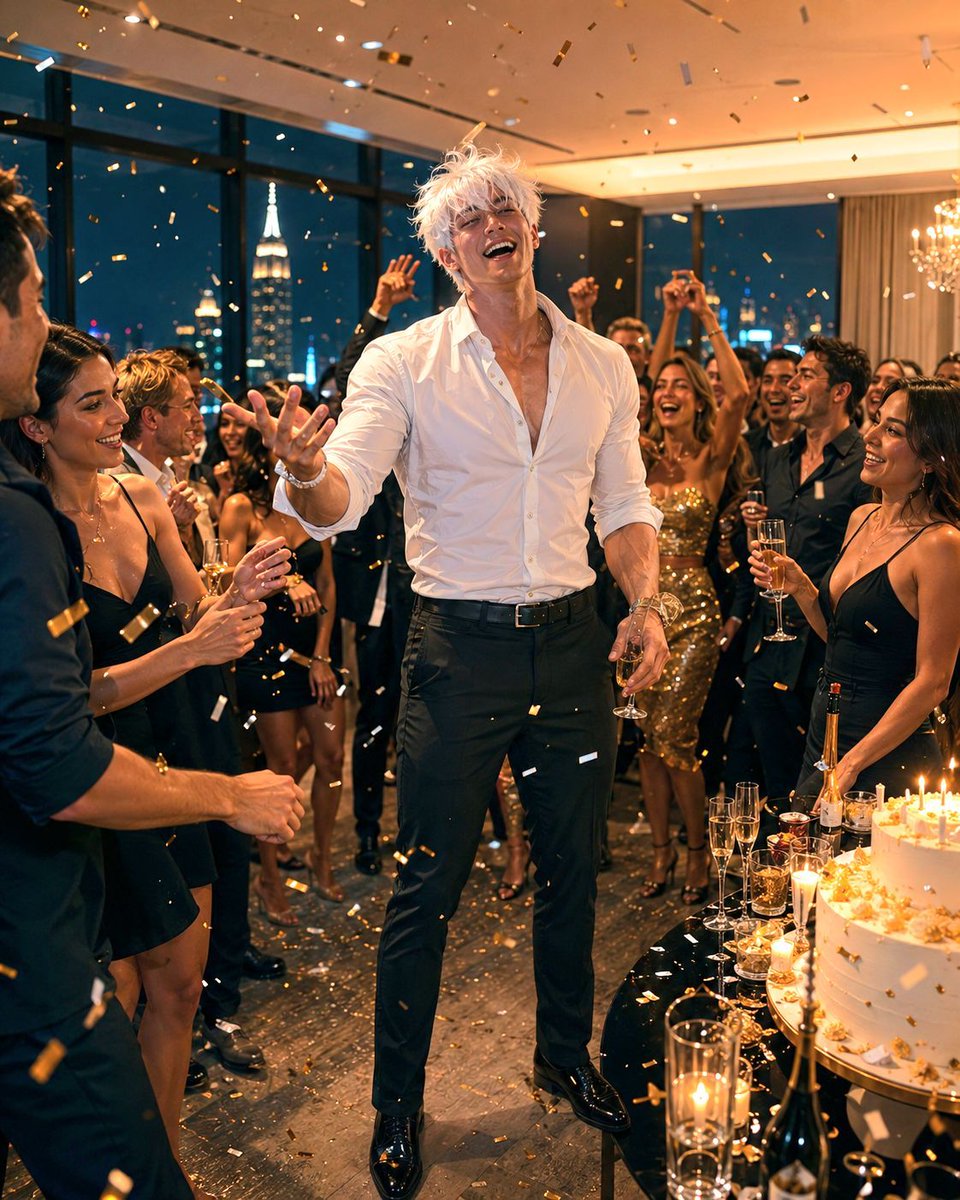 Luxury Penthouse Party Night