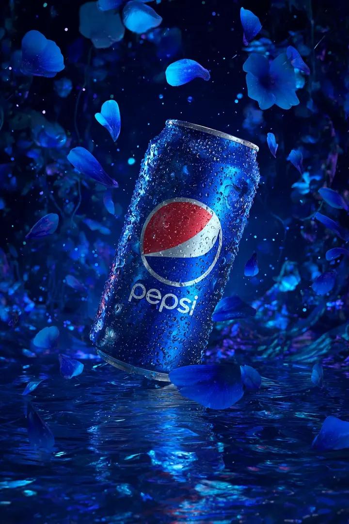Floating Pepsi Can Cosmic Petals