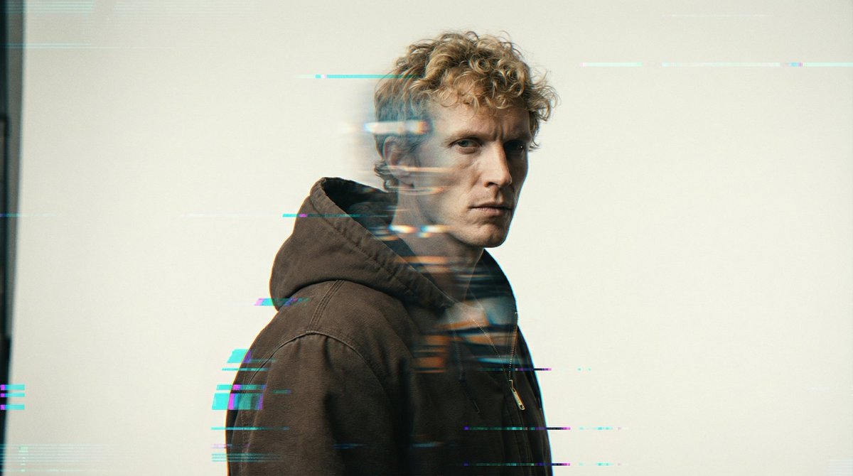 Cyber Glitch Double Exposure Portrait