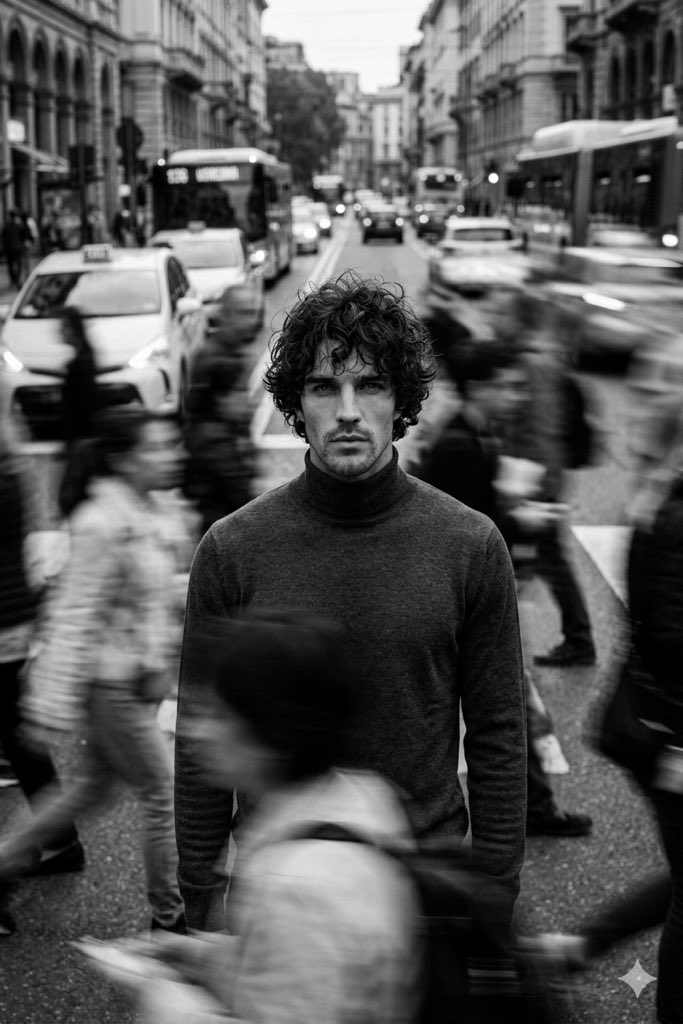 Stillness Amidst Urban Motion Blur